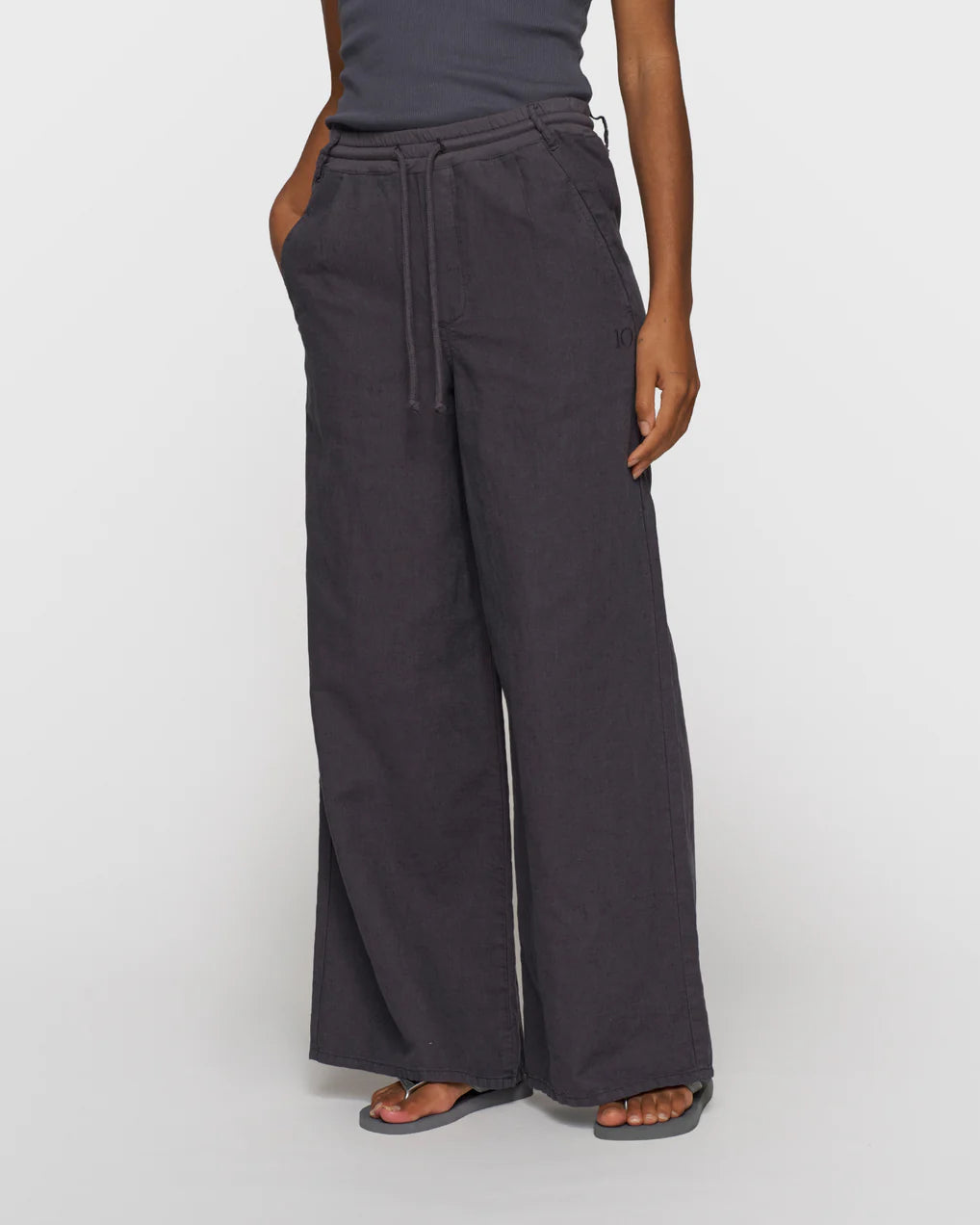 10DAYS Cotton Linen Pants