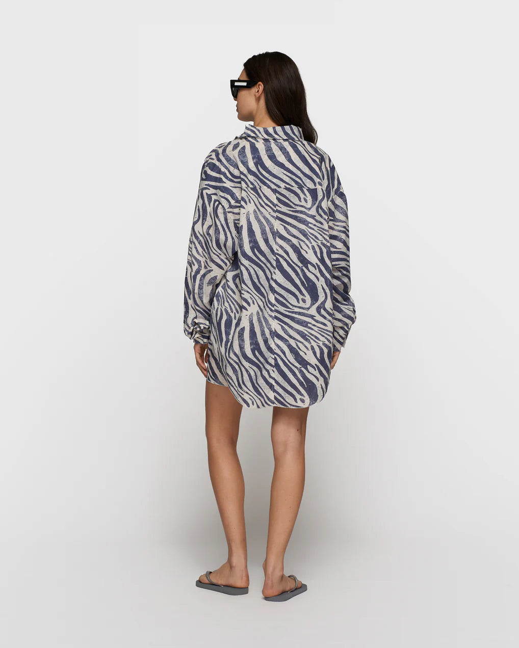 10DAYS Zebra Voile Blouse