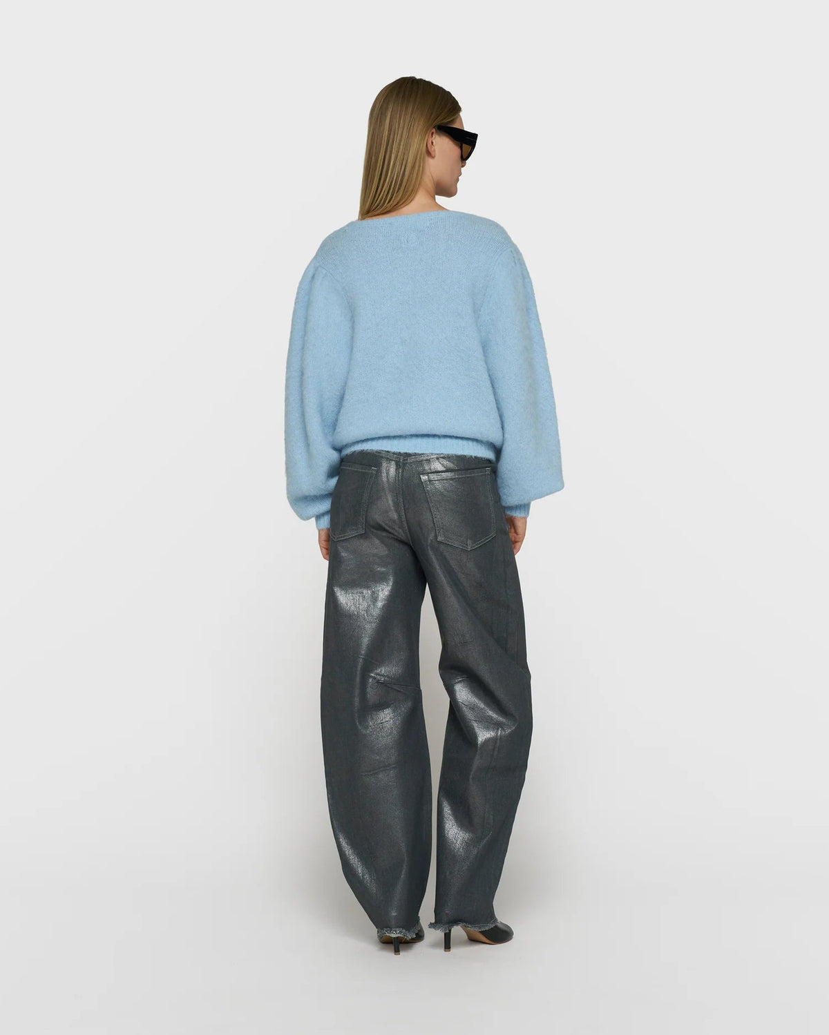 10DAYS Metallic western denim pants