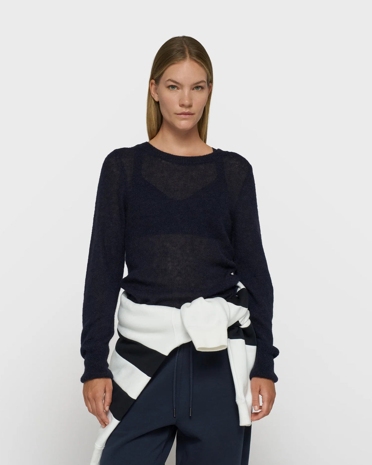 10DAYS Slim thin knit sweater