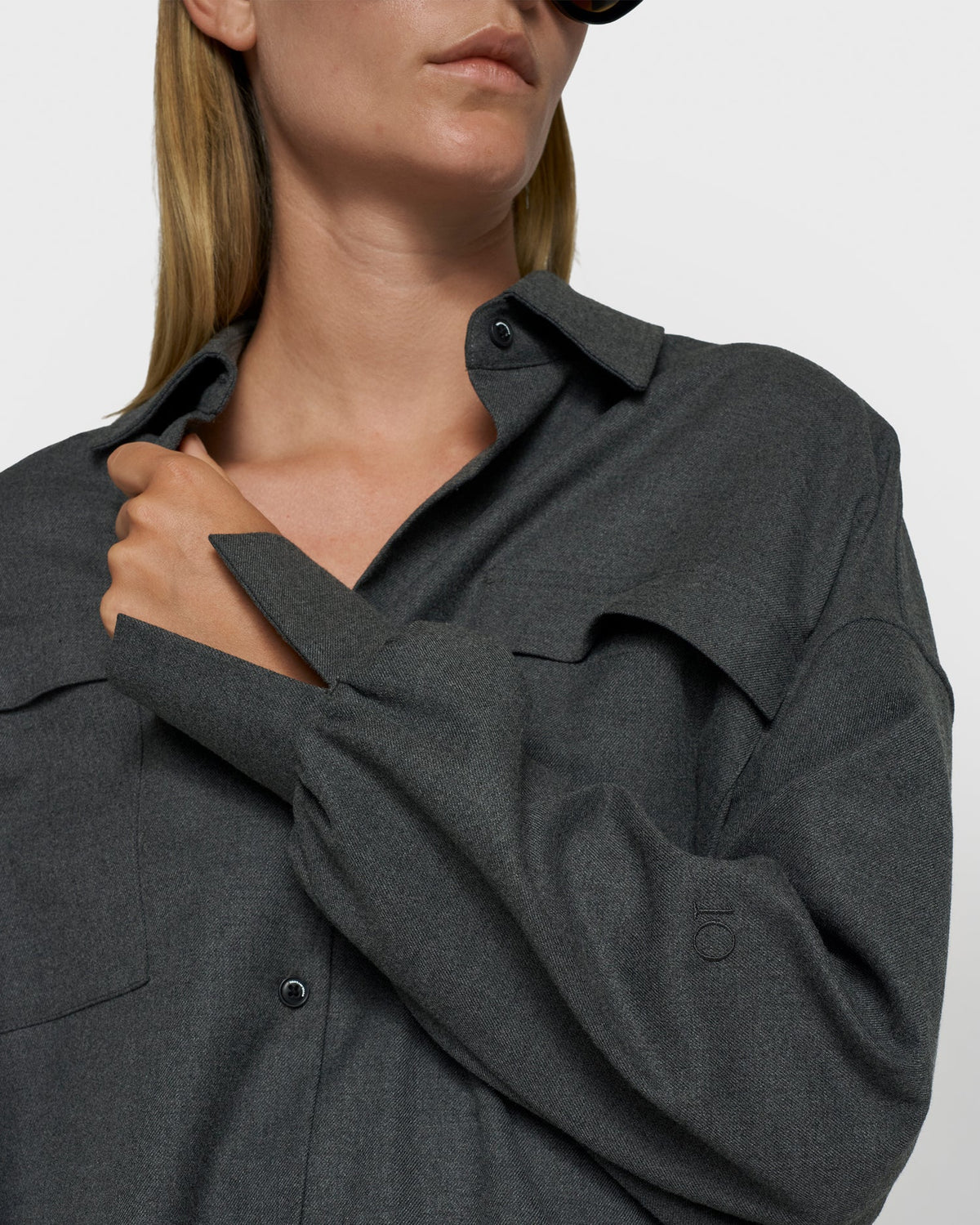 10DAYS Tie blouse
