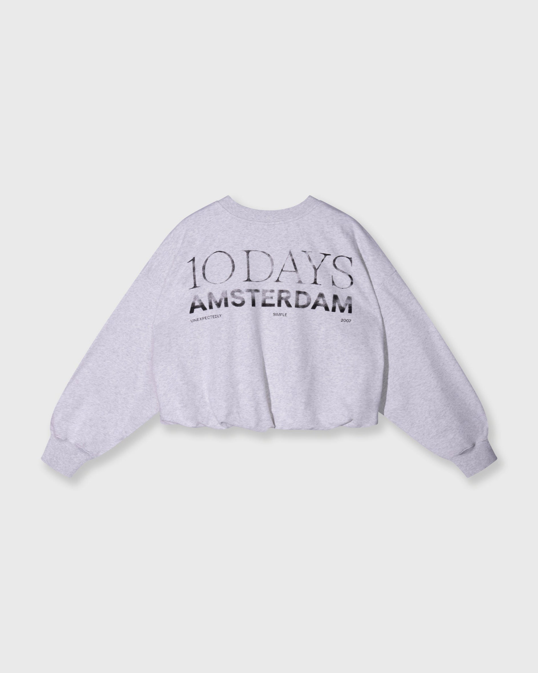 10DAYS Pleated Back Stamp Sweater Truien & Vesten