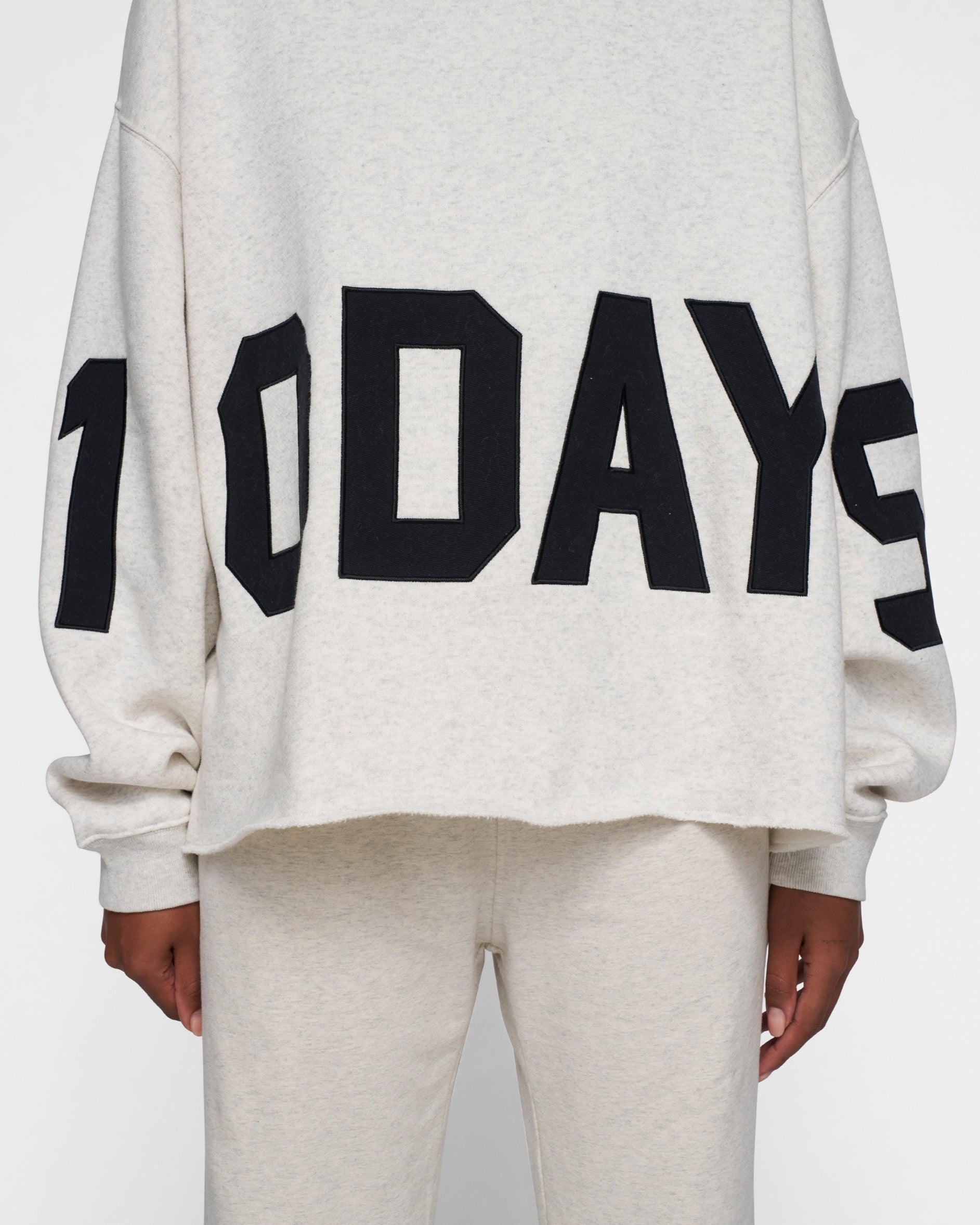 10DAYS The Statement Logo Hoodie Truien & Vesten