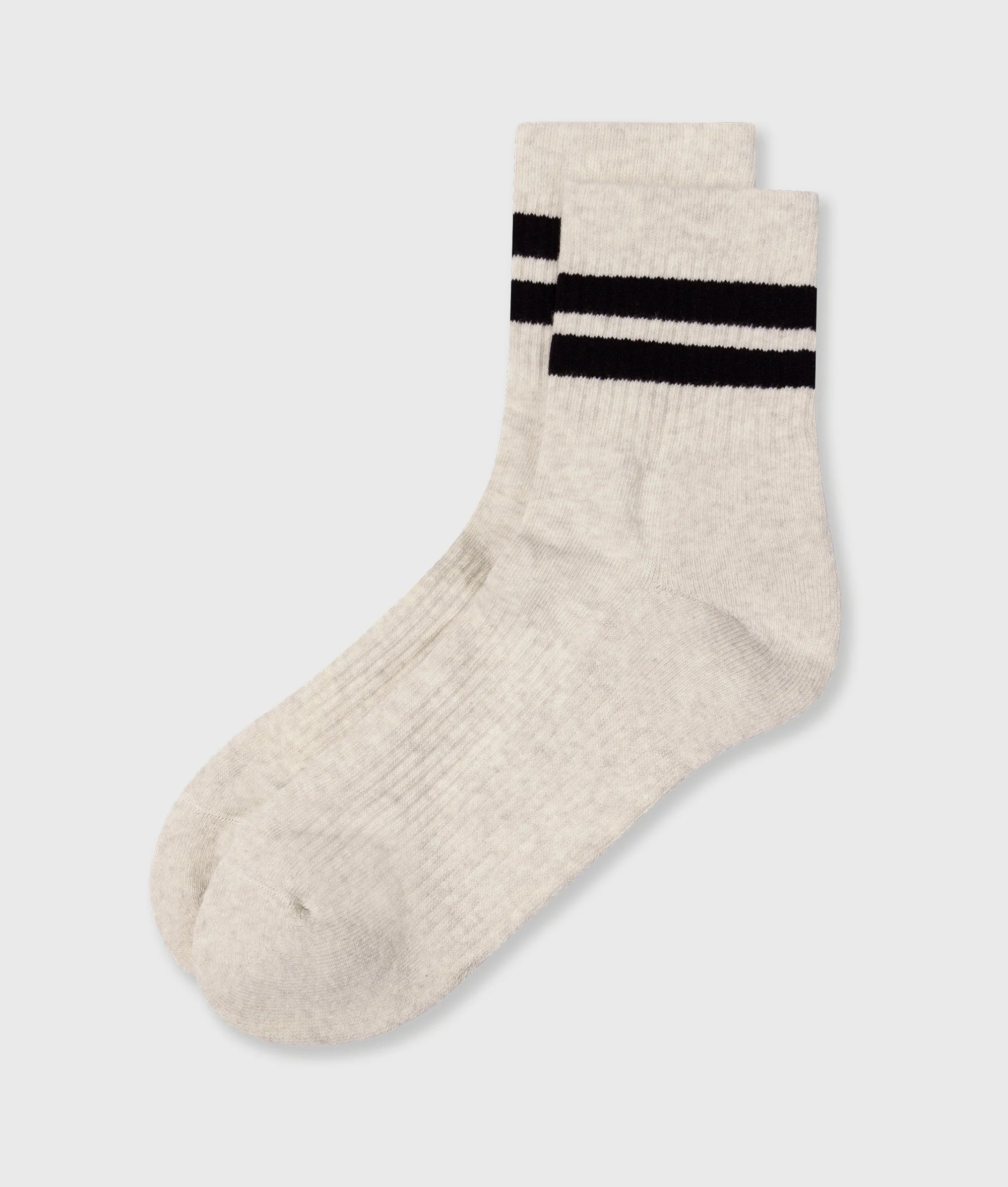 10DAYS Socks 2 Stripes Soft White Melange Accessoires