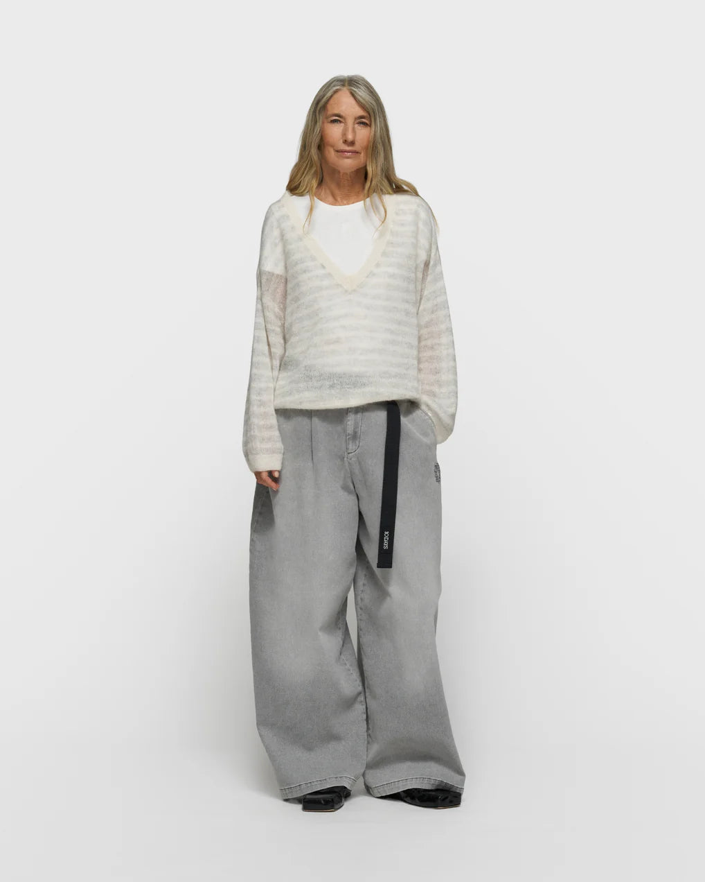10DAYS V-neck Knit Sweater Truien & Vesten