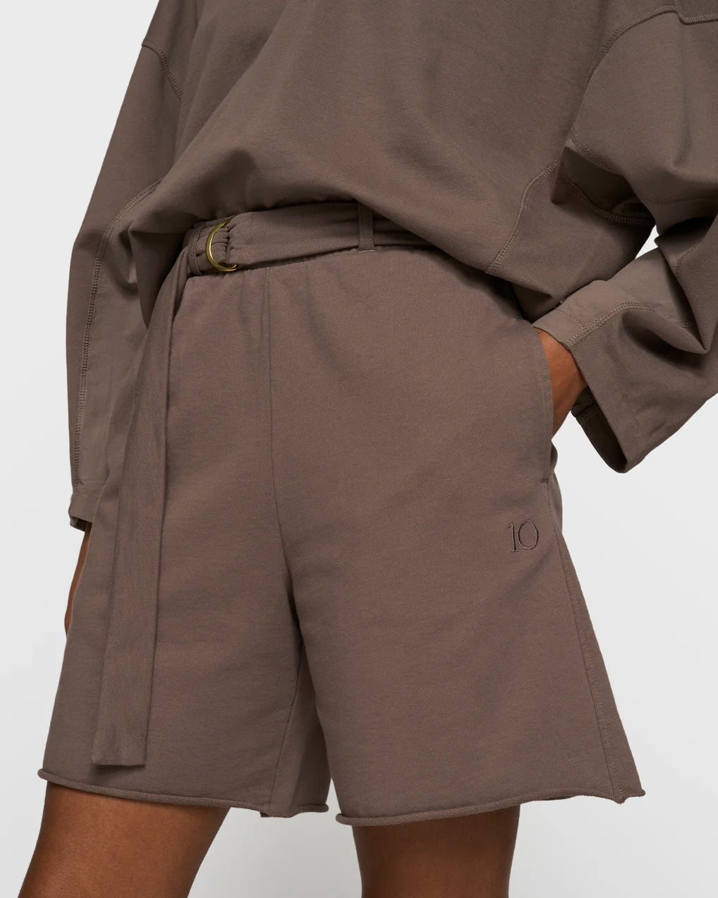 10DAYS Belted Shorts Fleece
