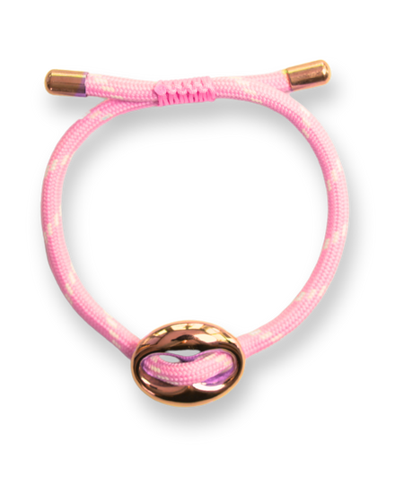 Bonnie Studios Bean Bracelet Pink Striped