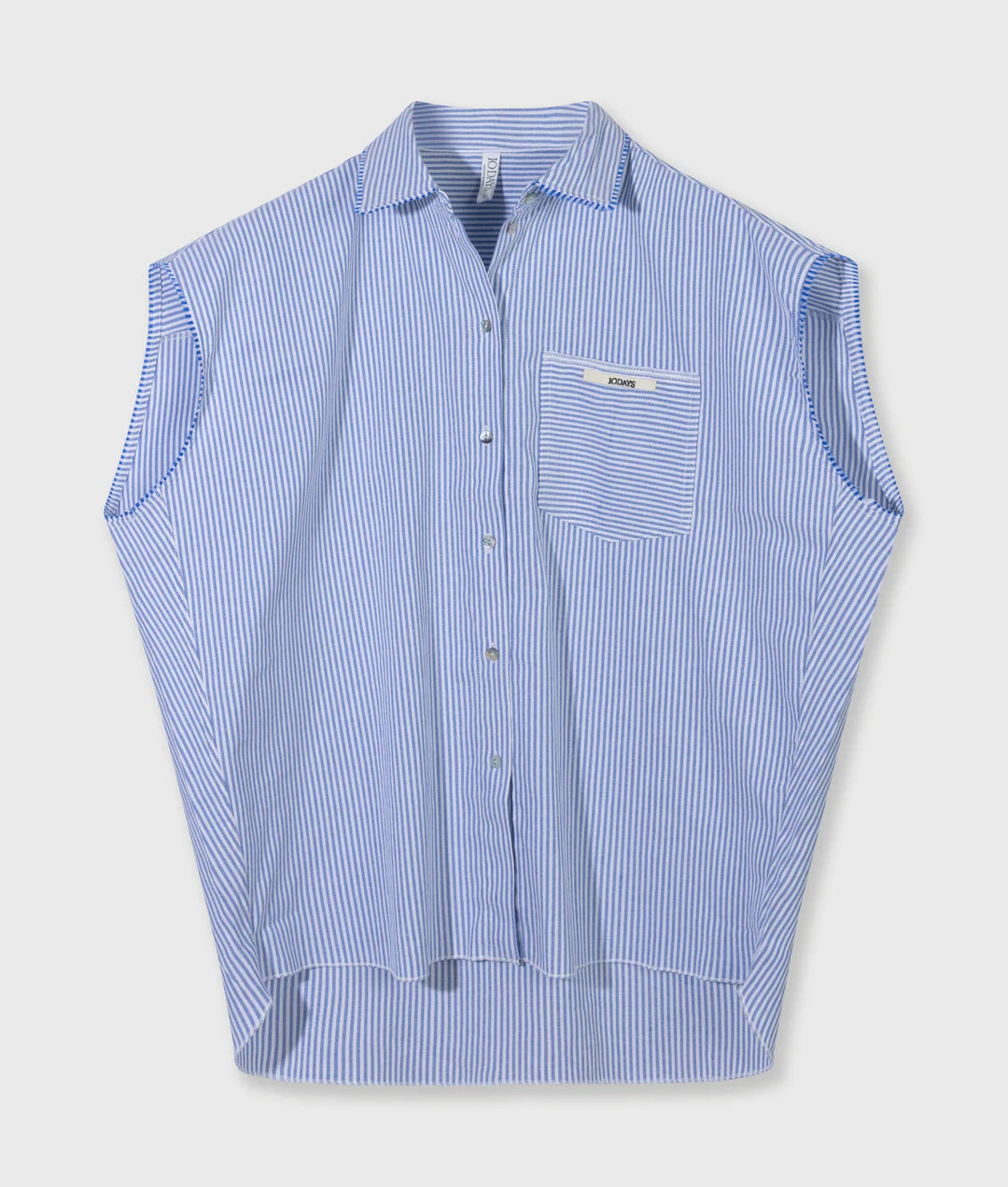 Cotton blouse stripes