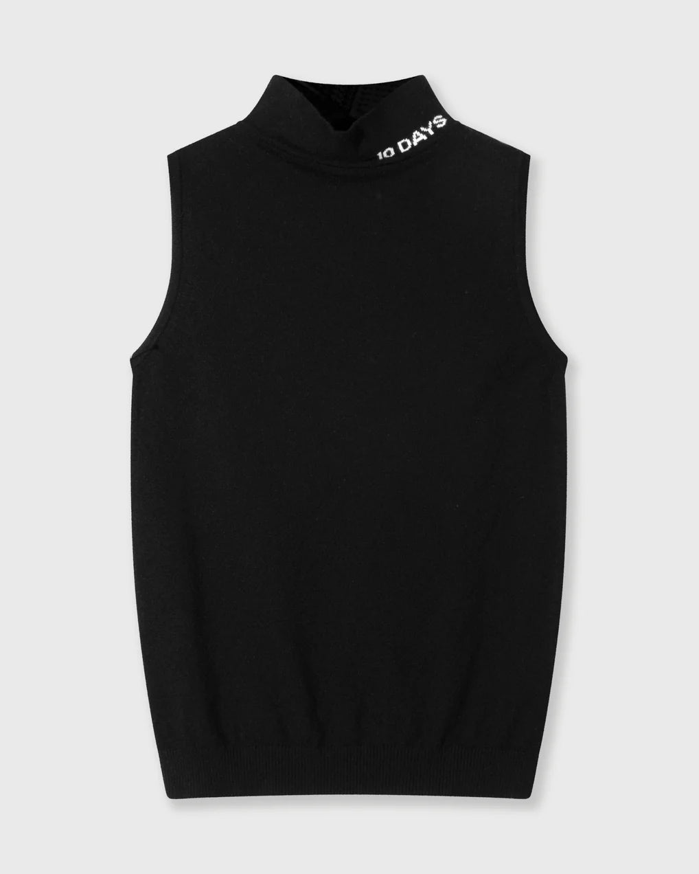10DAYS Knit Singlet Black
