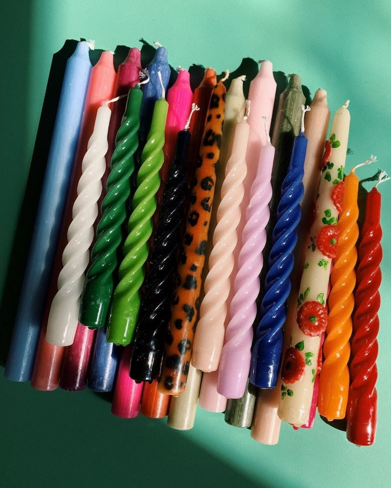 Anna + Nina Leopard Kaars (2 stuks) Accessoires