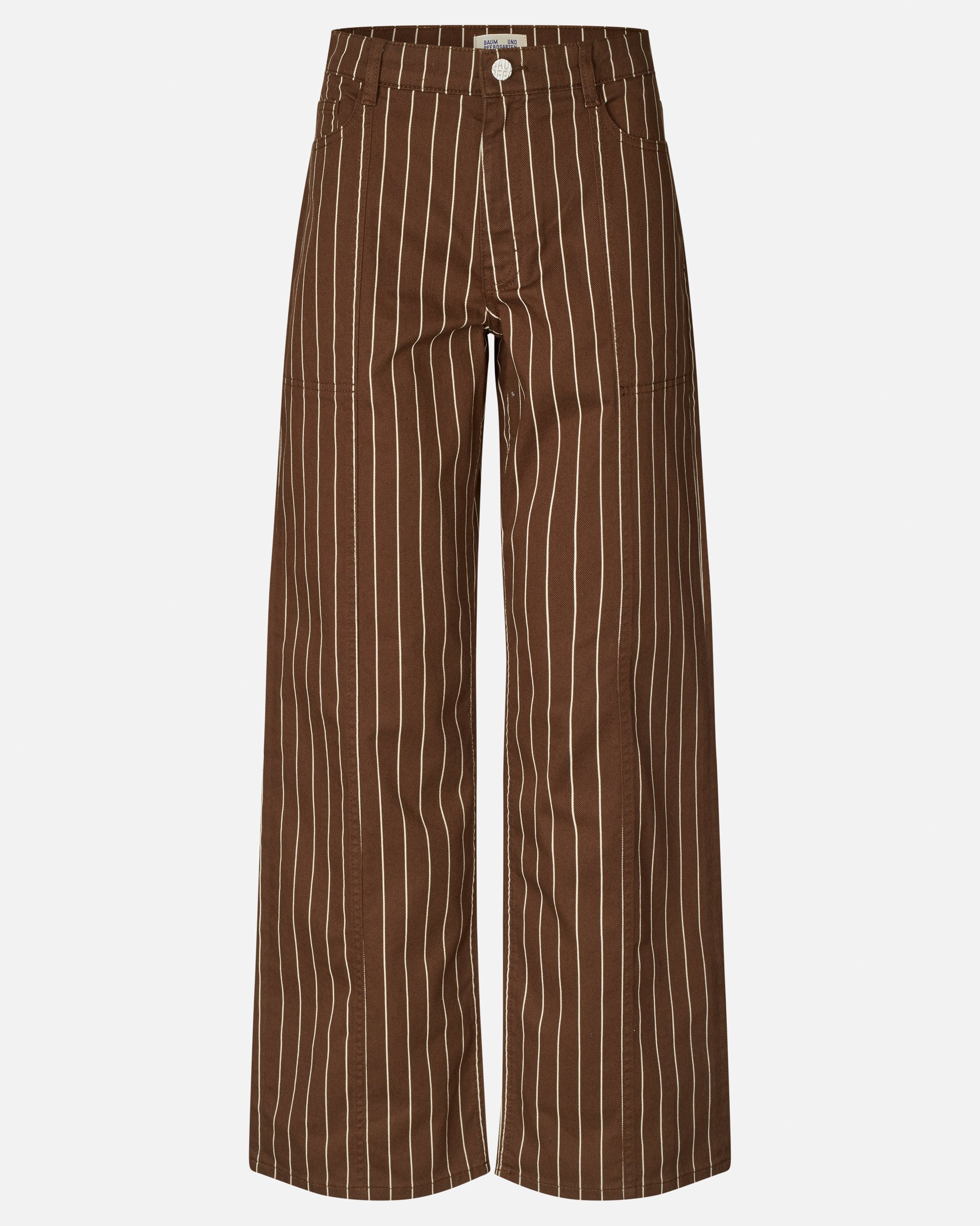 Baum und Pferdgarten Broek Nolia Creme Brown Pinstripe Jeans