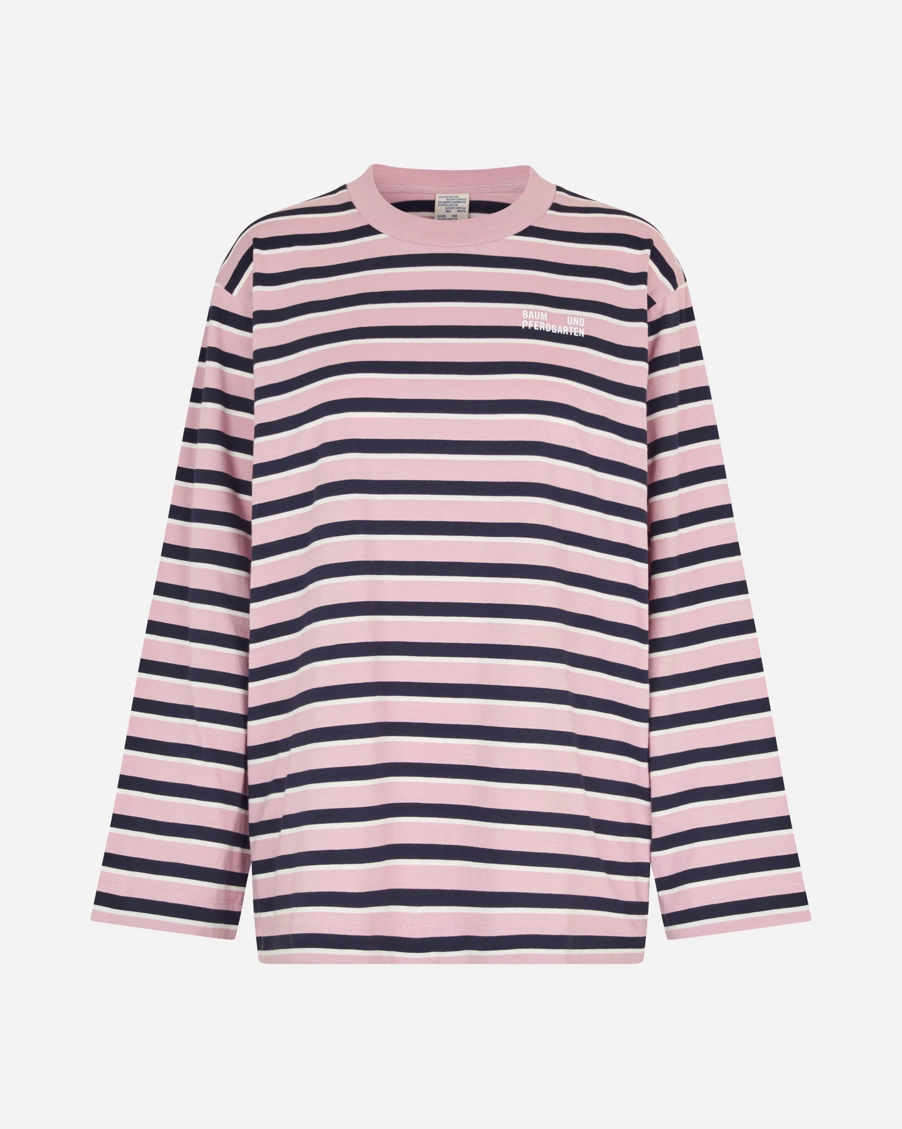 Baum und Pferdgarten Jeevana Longsleeve Dawn Pink Stripes T-shirt