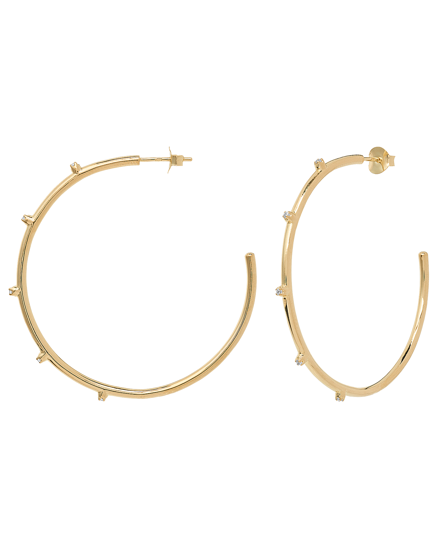 Anna + Nina Large Lumière Hoop Oorbellen (2 stuks) Accessoires