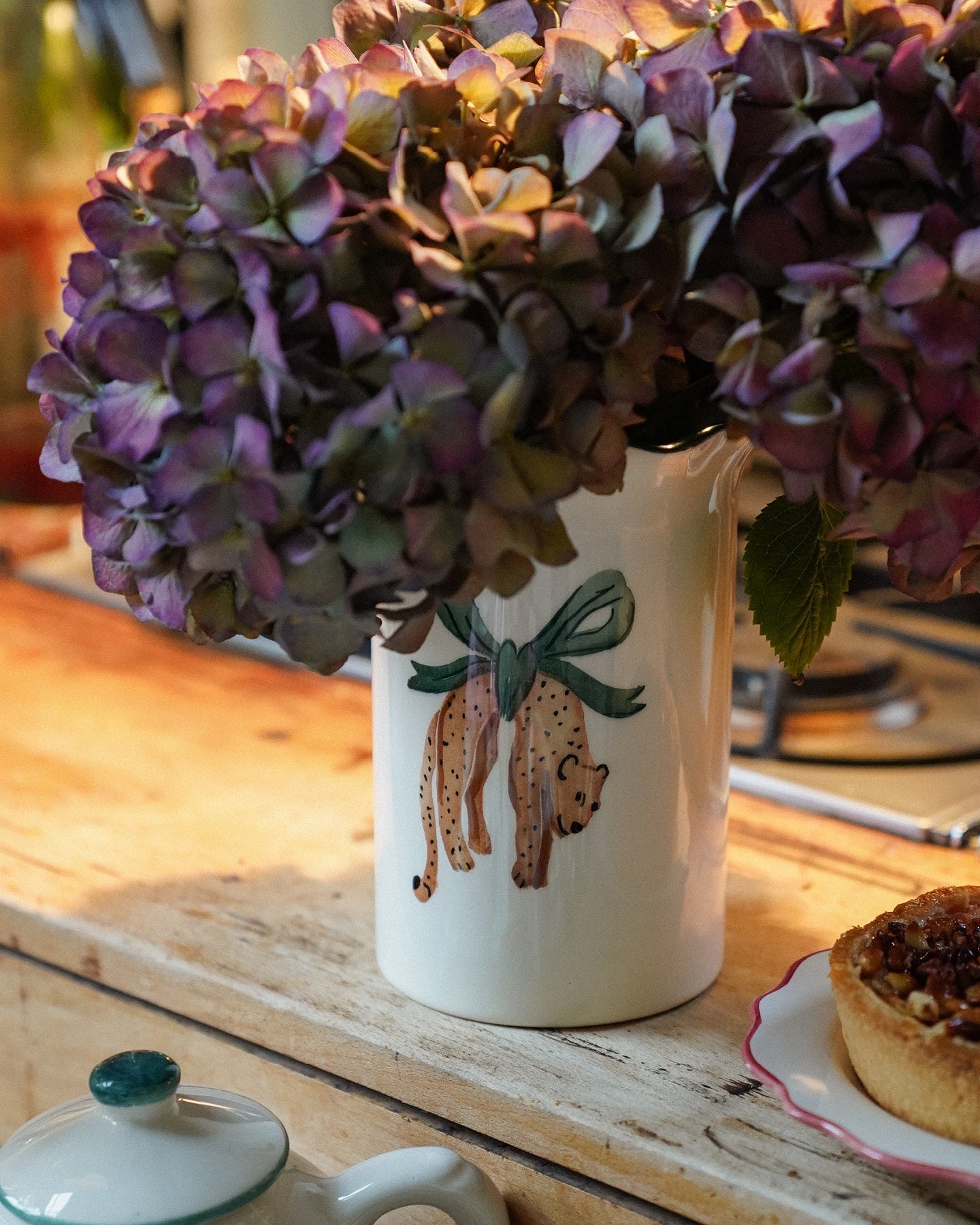 Anna + Nina Hanging Leopard Vaas Accessoires