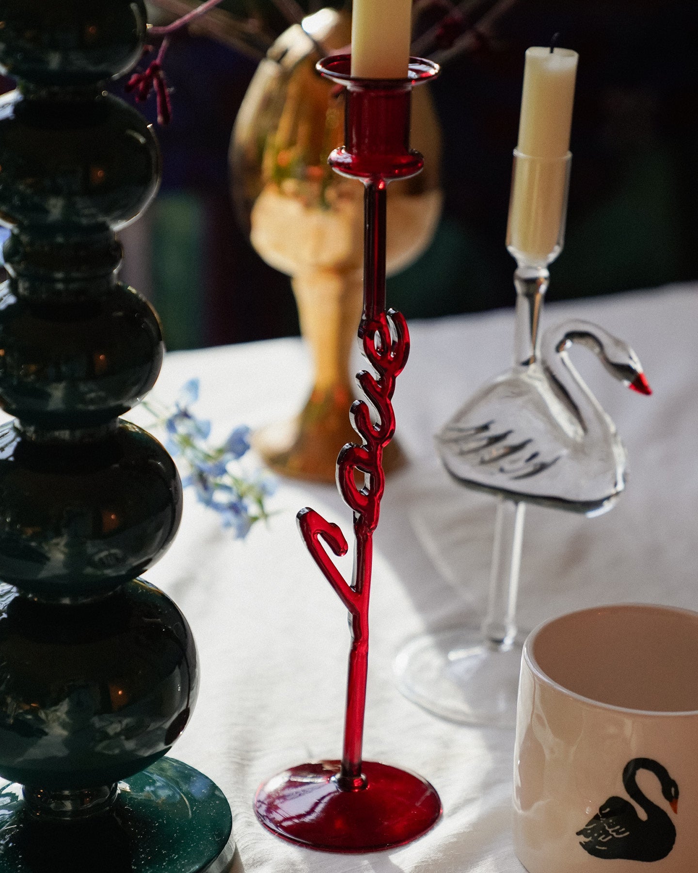 Anna + Nina Carmine Love Candle Holder Accessoires