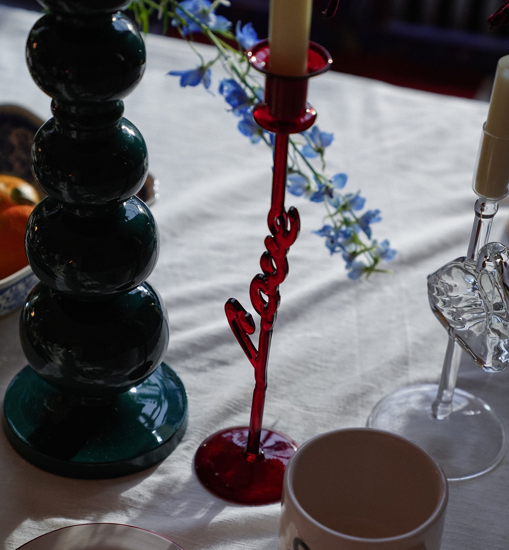 Anna + Nina Carmine Love Candle Holder Accessoires