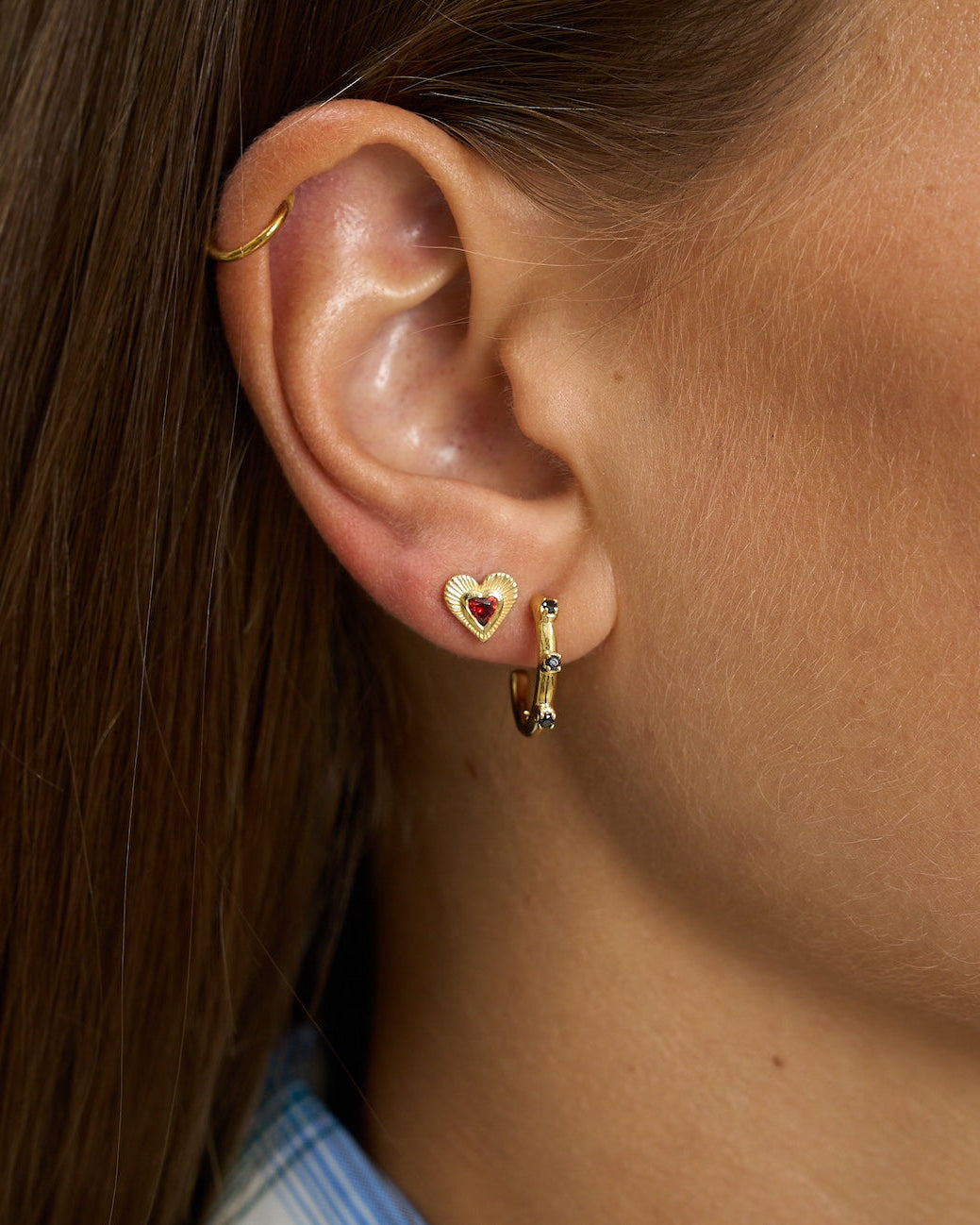 Anna + Nina Rhapsody Love Stud (1 stuk) Accessoires