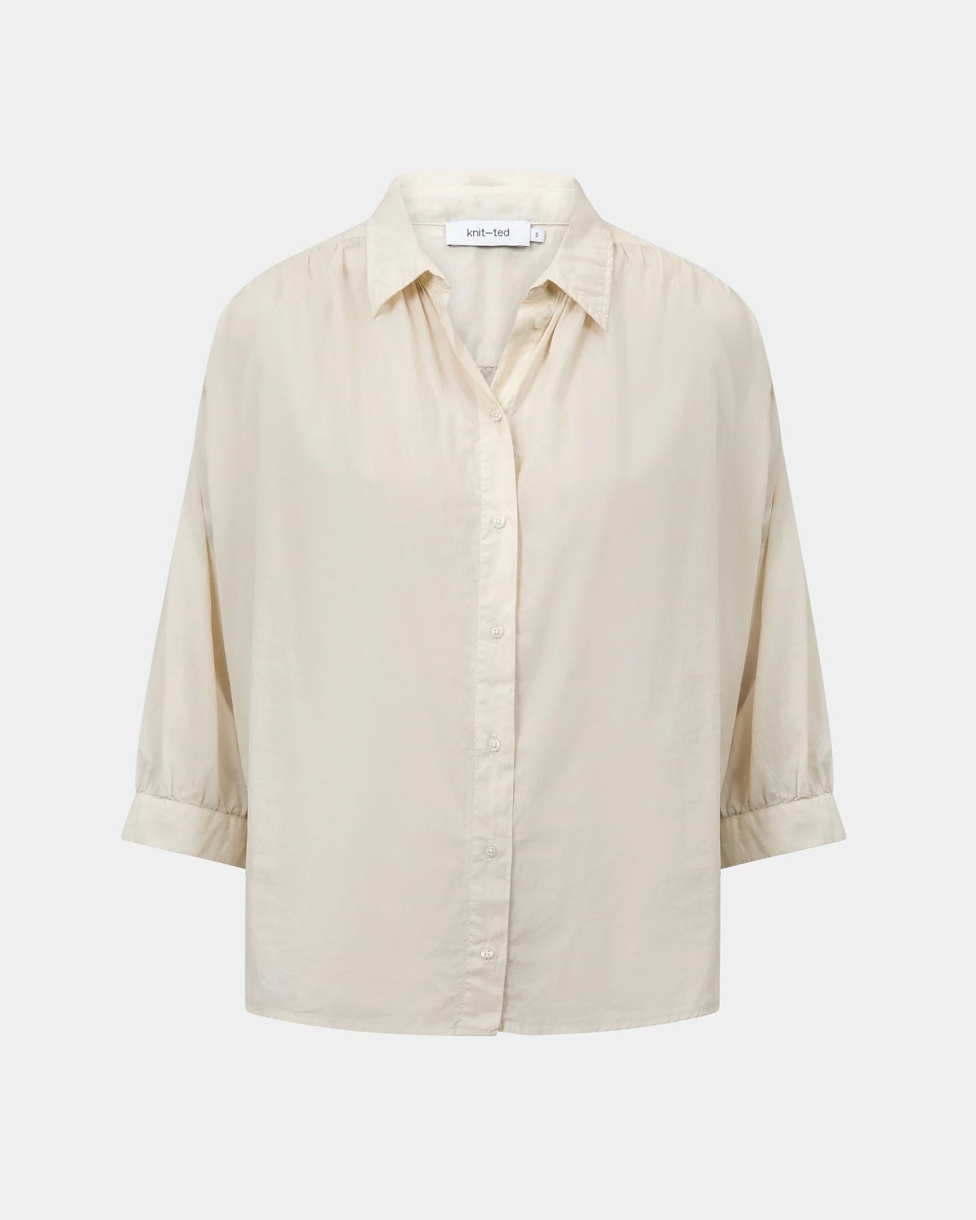 Knit-Ted Mook Blouse Ivory