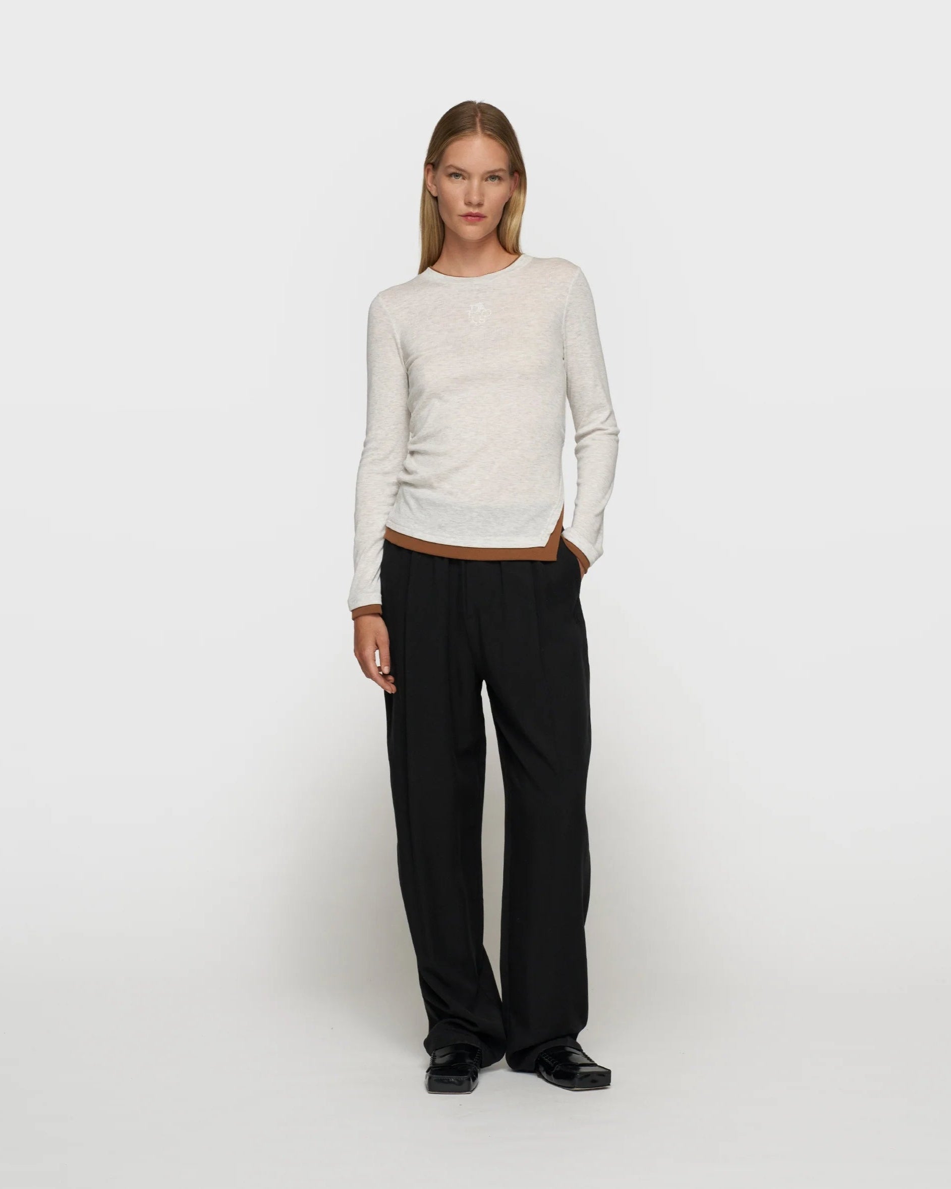 10DAYS Long Sleeve T-shirt Rib