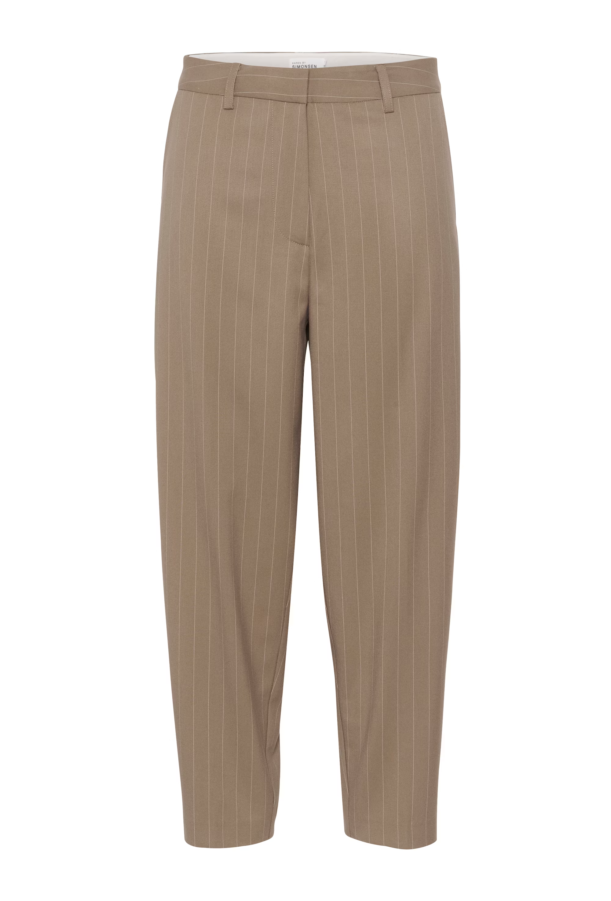 Karen by Simonsen Milano Stripe Pants Walnut Broeken