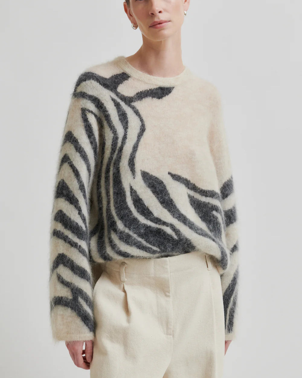 Second Female Zarah Knit O-Neck Truien & Vesten