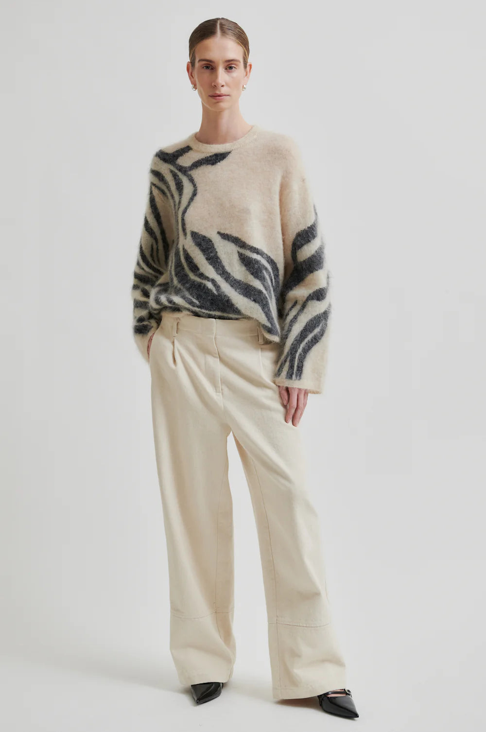 Second Female Zarah Knit O-Neck Truien & Vesten