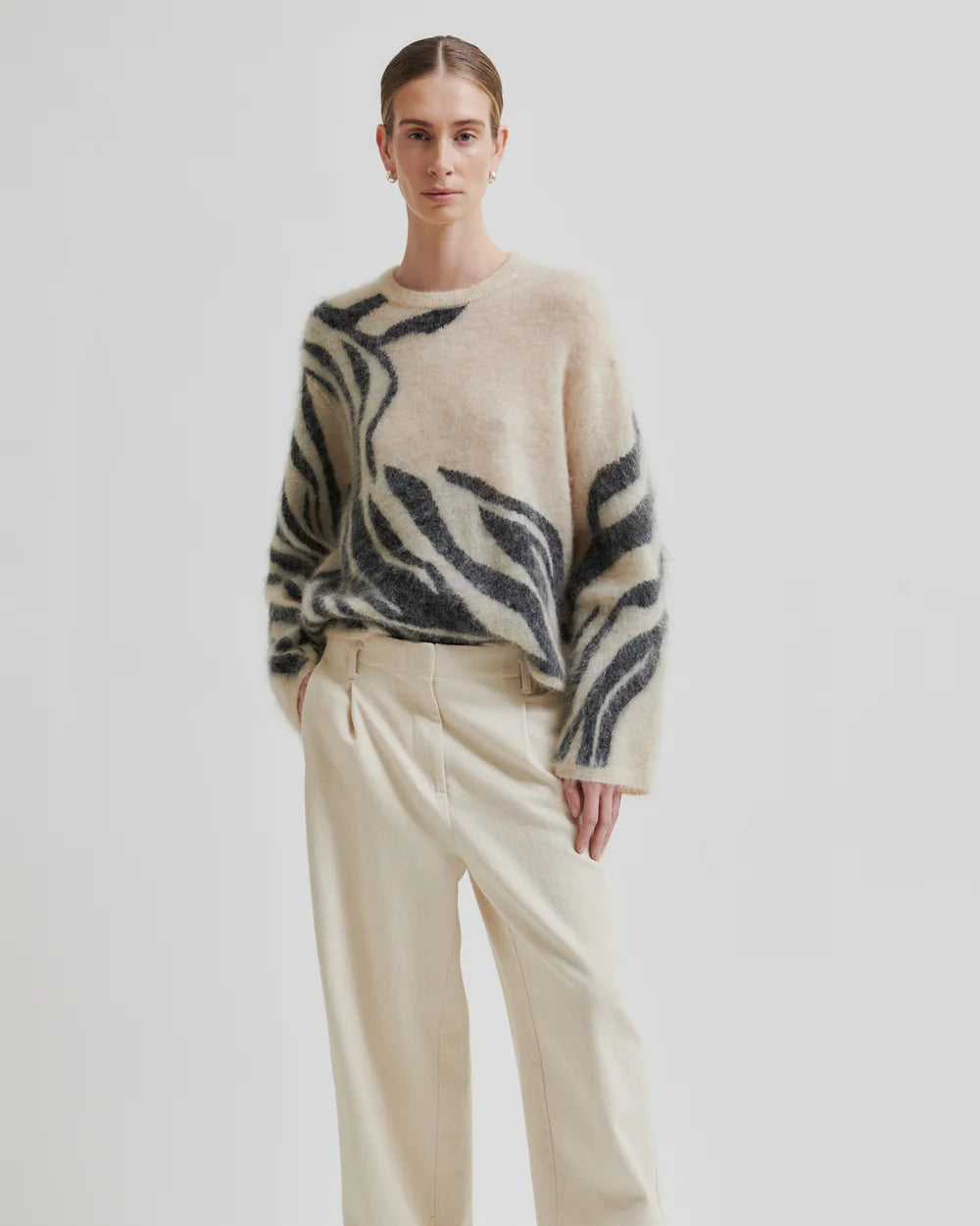 Second Female Zarah Knit O-Neck Truien & Vesten