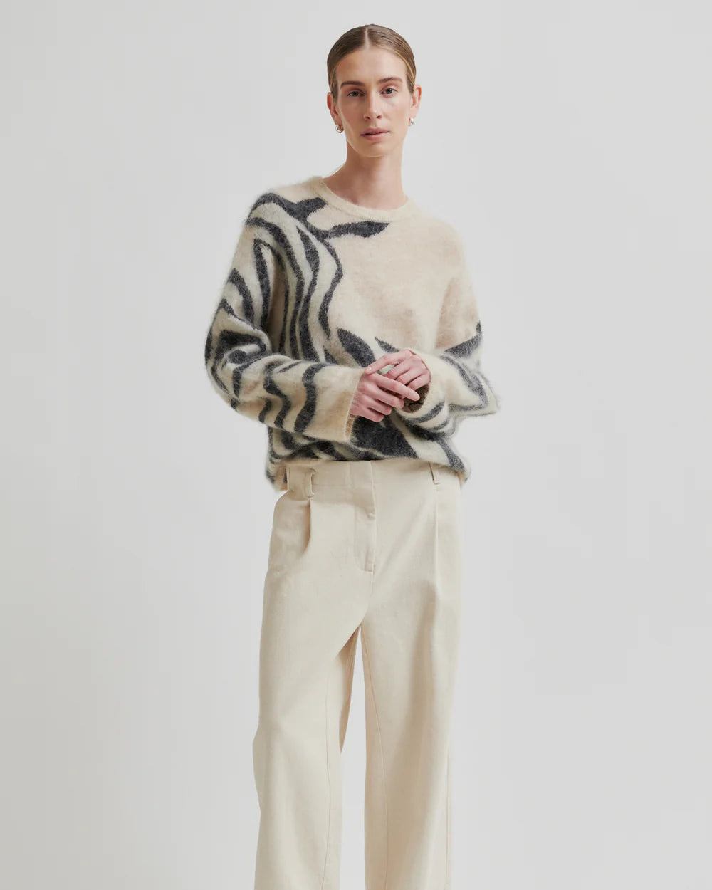 Second Female Zarah Knit O-Neck Truien & Vesten