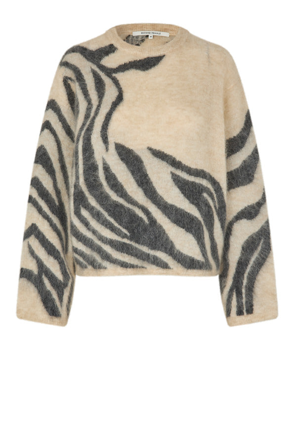 Second Female Zarah Knit O-Neck Truien & Vesten