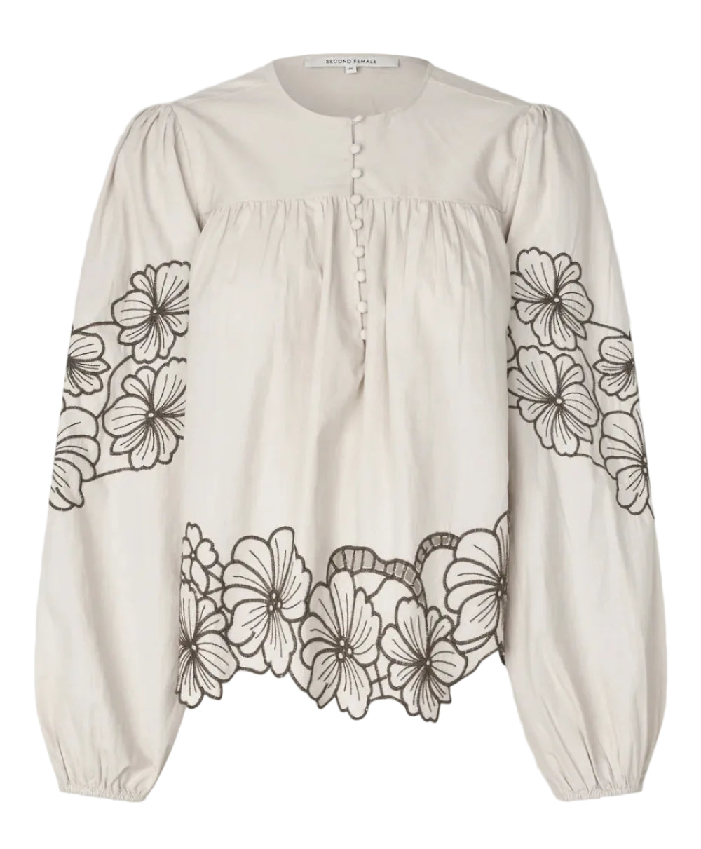 Second Female Elinor Blouse Soft Beige