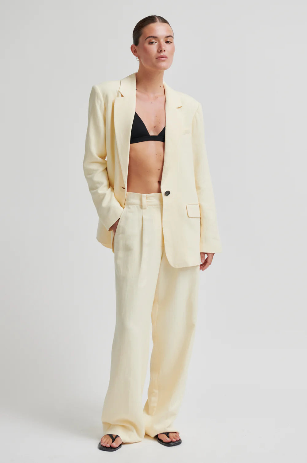 Second Female Lino Classic Trousers Broeken