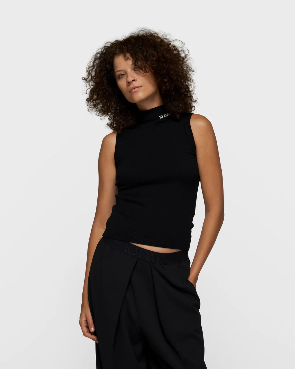 10DAYS Knit Singlet Tops