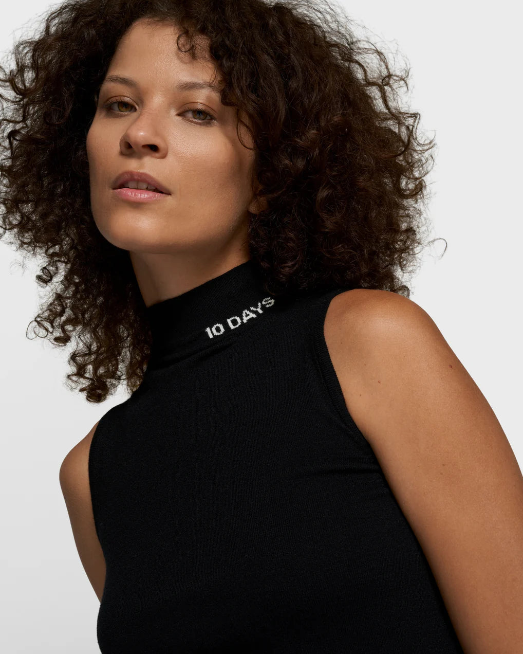 10DAYS Knit Singlet Tops