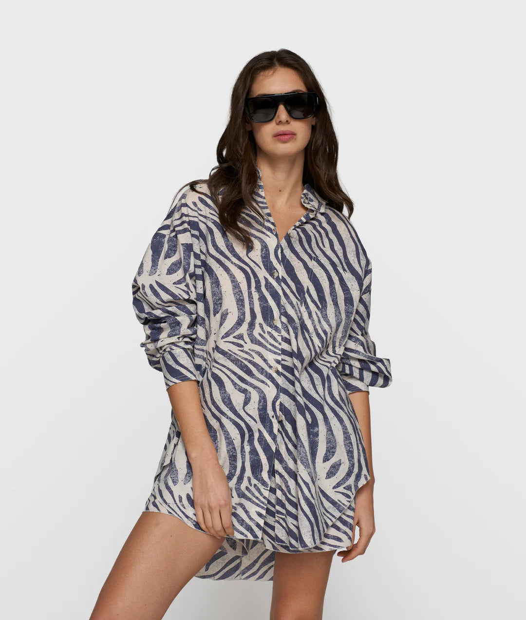 Blouse zebra voile
