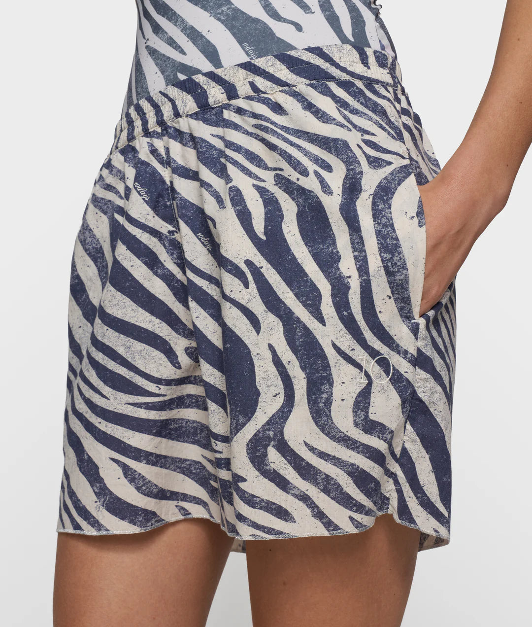 Shorts zebra voile