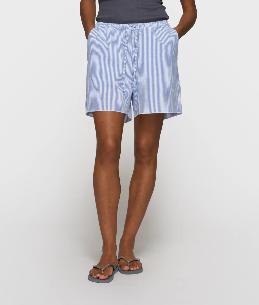 Cotton shorts stripes