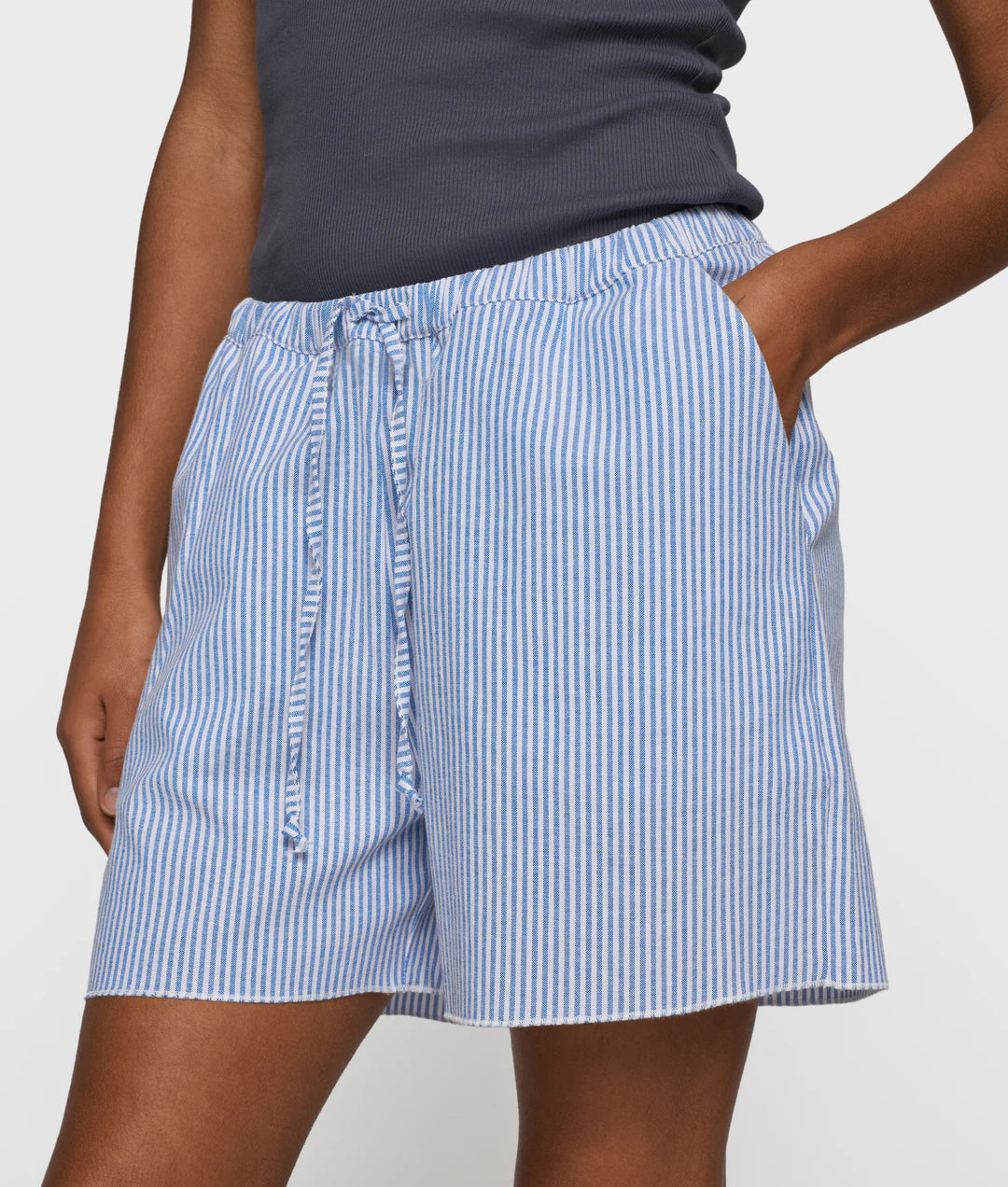 Cotton shorts stripes
