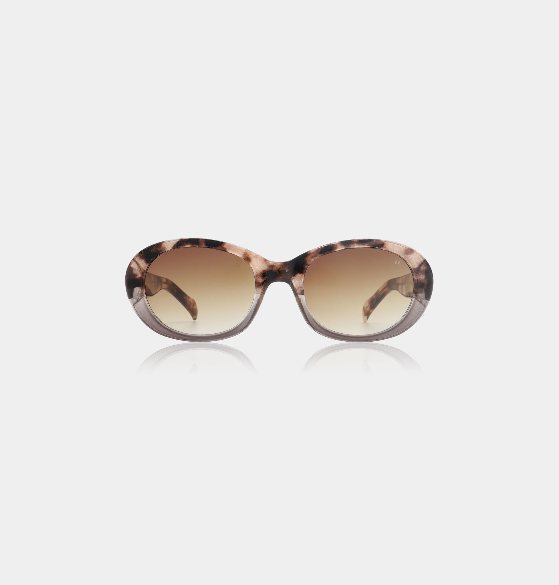 A.KJÆRBEDE Bril Anma Coquina Grey Transparent One Size Accessoires