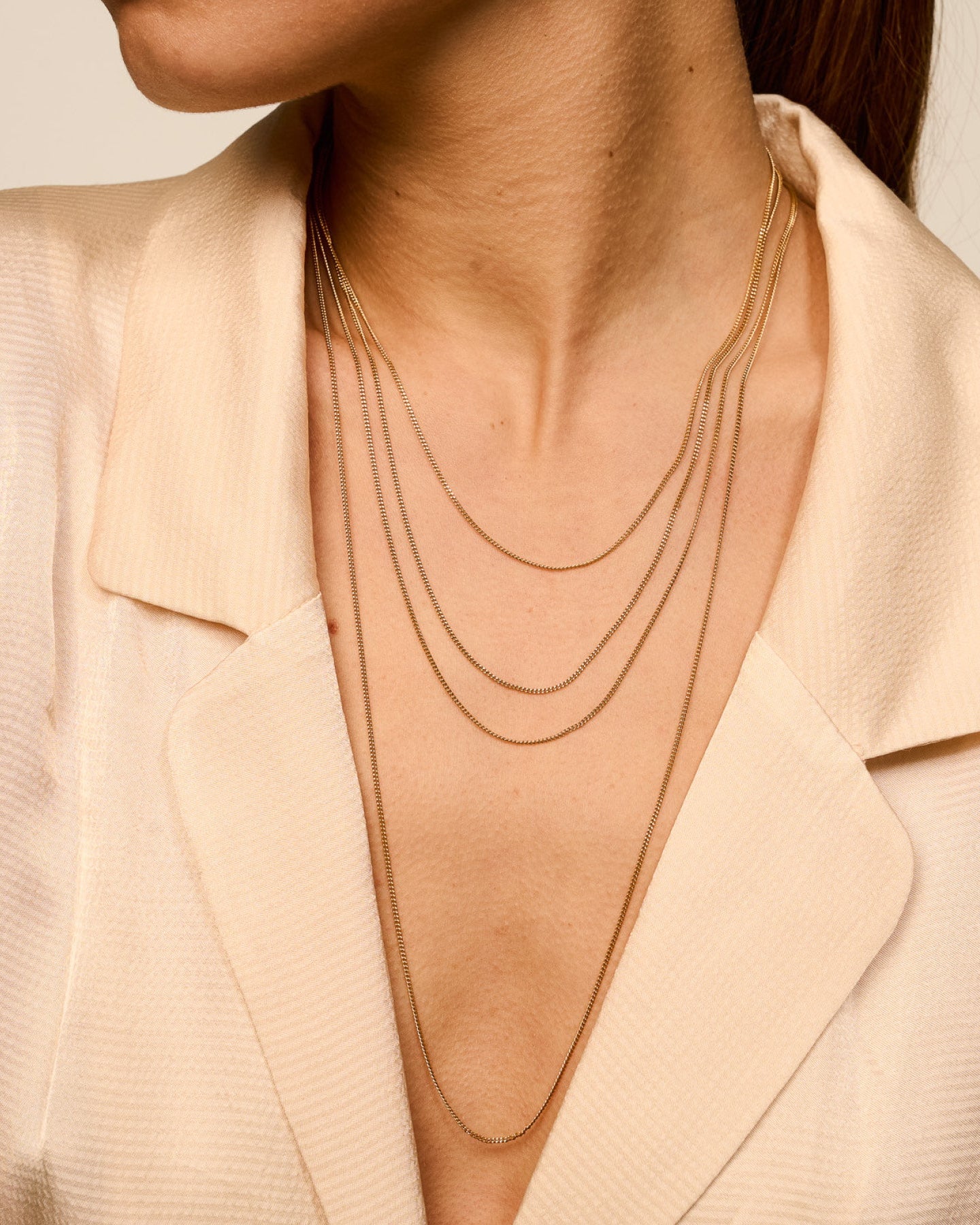 Anna + Nina Gourmet Plain Ketting