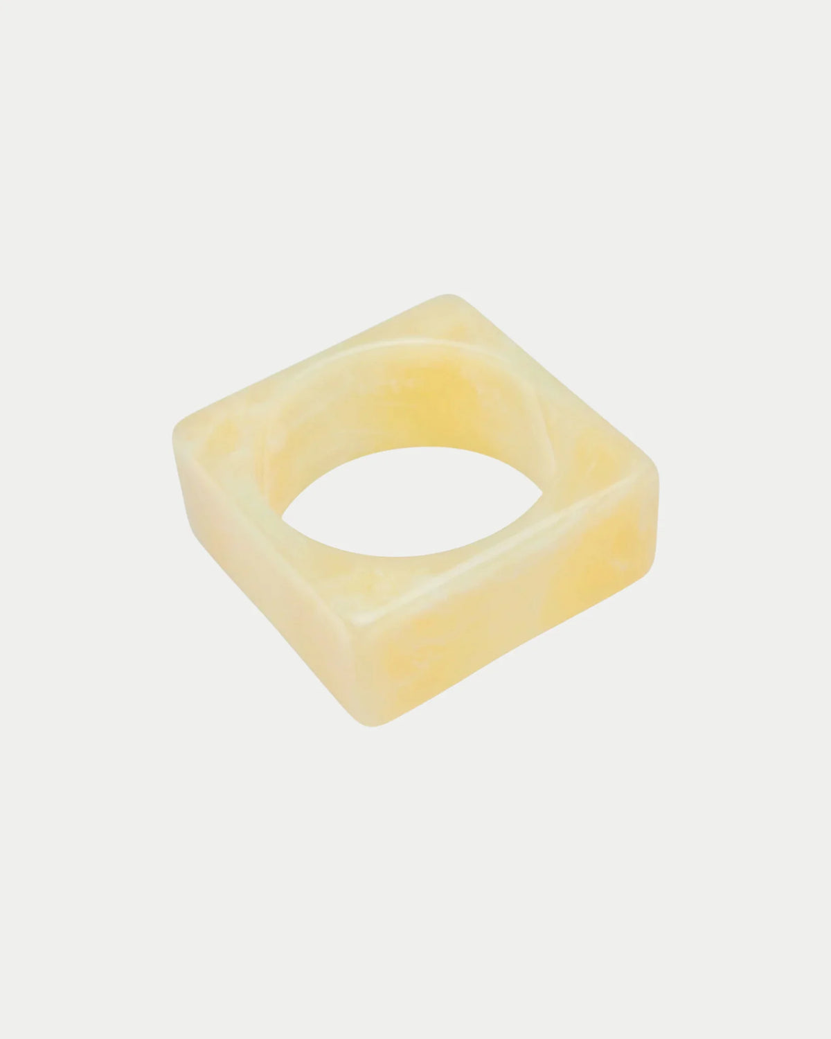 BOW19 Big XL Square Bracelet Off White