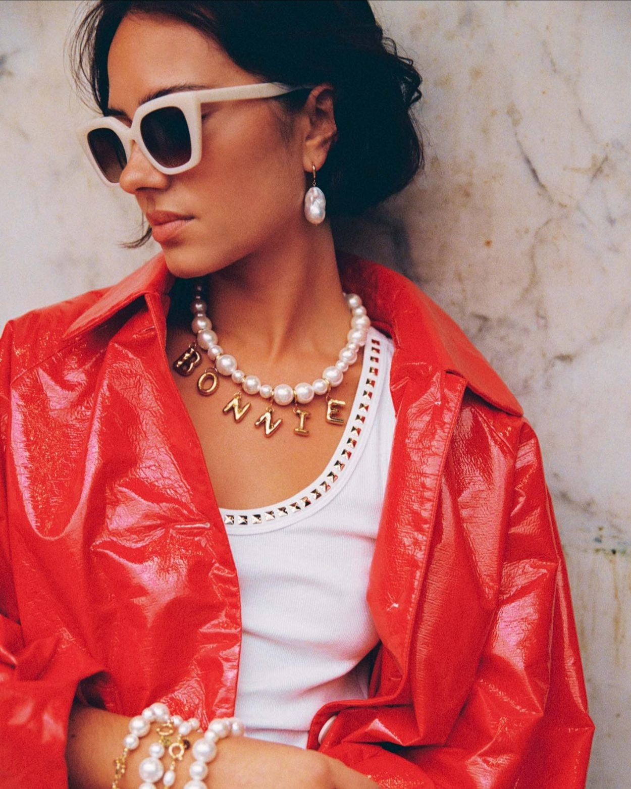 Bonnie Studios Alphabet Letter Big Pendant Sieraden