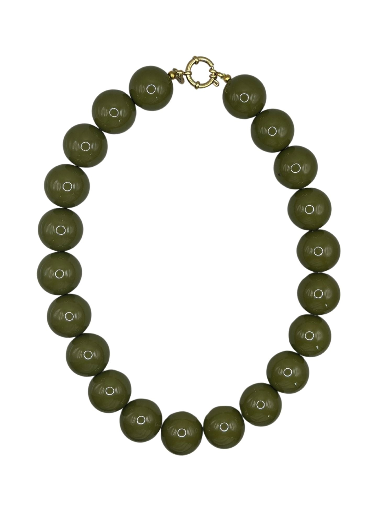 Bonnie Studios Wilma Necklace Army Green Sieraden