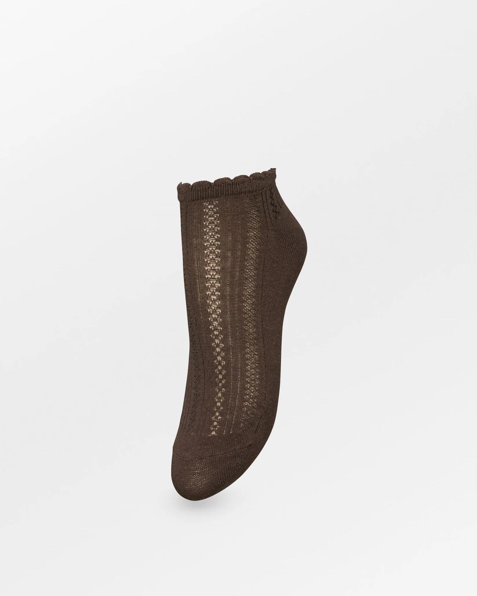 Becksöndergaard Crochia Cotta Short Socks Hot Fudge Brown