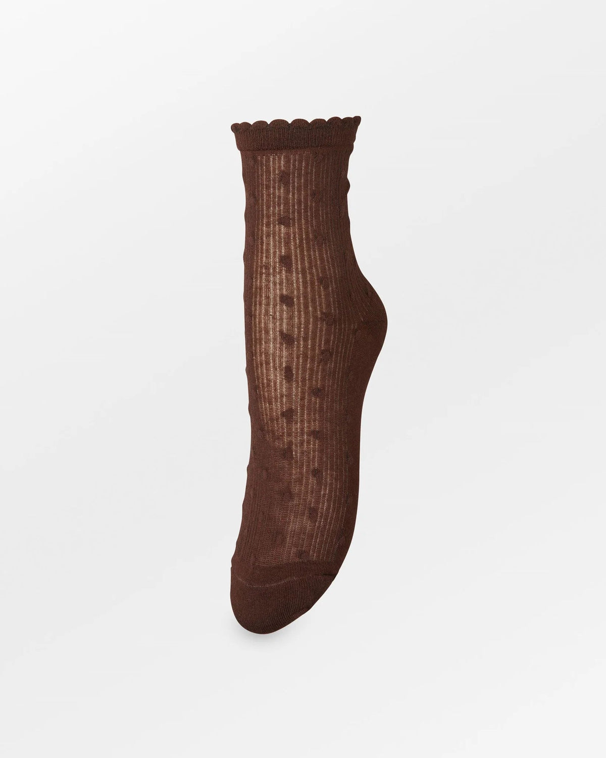 Becksöndergaard Dotia Sheer Sock Chocolate Brown 39 41