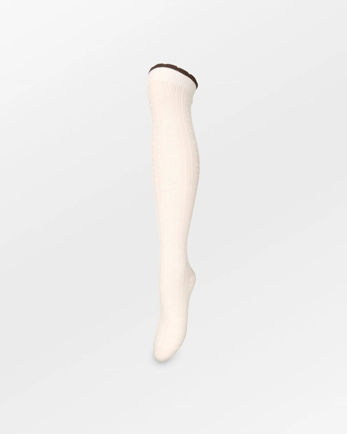 Becksöndergaard Scallop Knee Sock Birch White