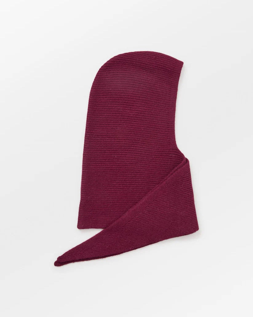 Becksöndergaard Tie Balaclava Fig Red One Size