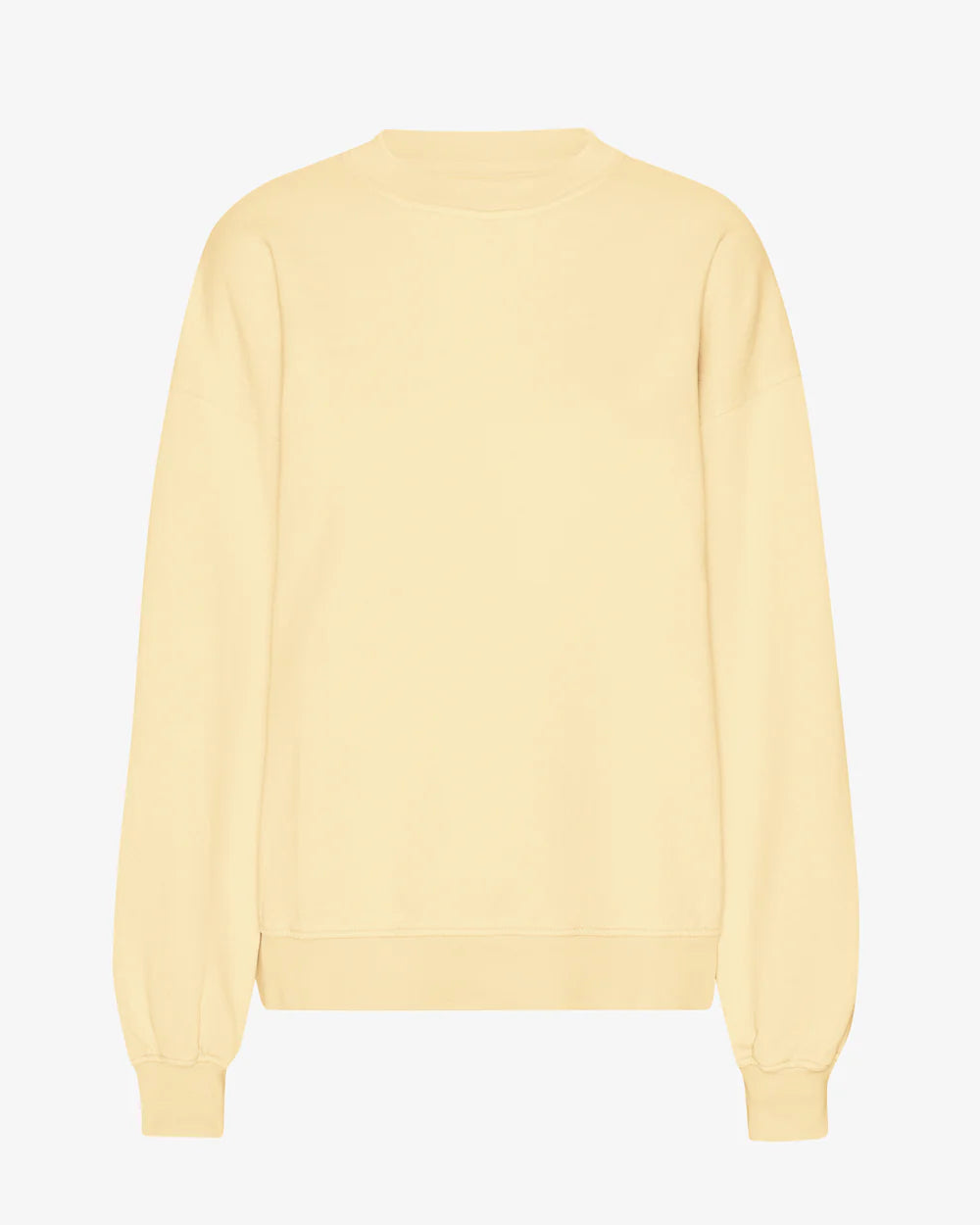 Colorful Standard Organic Oversized Crew Soft Yellow Truien & Vesten