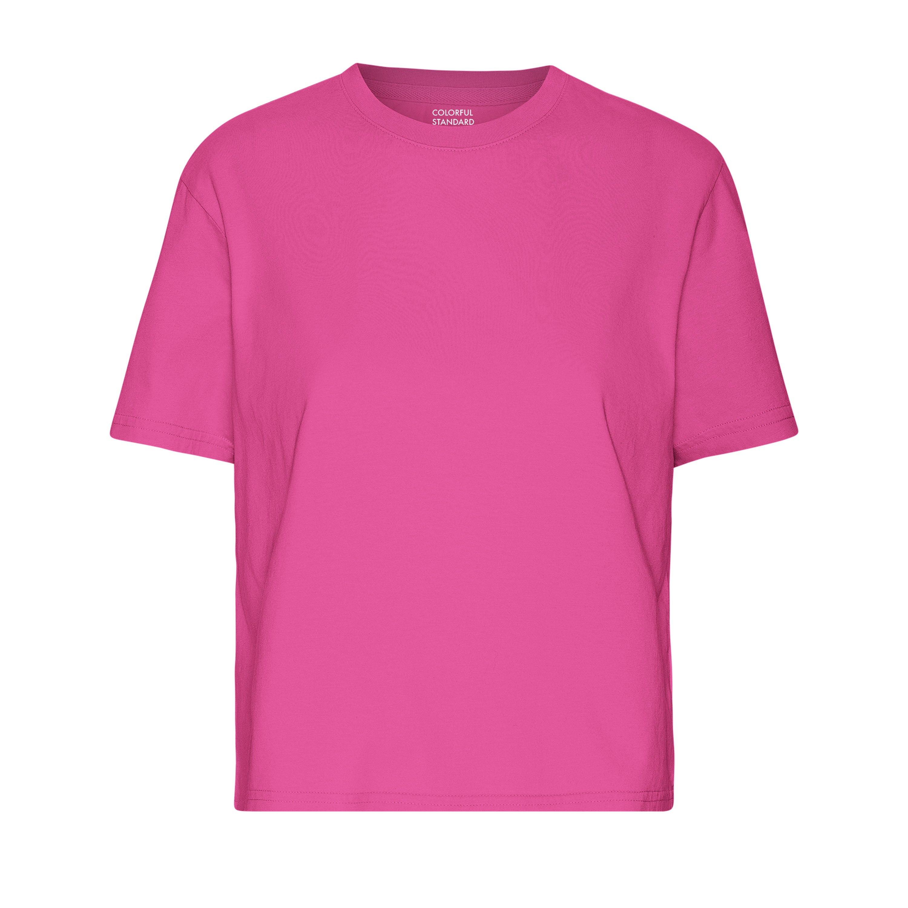 Colorful Standard T-shirt Boxy cropped Bubblegum Pink T-shirts