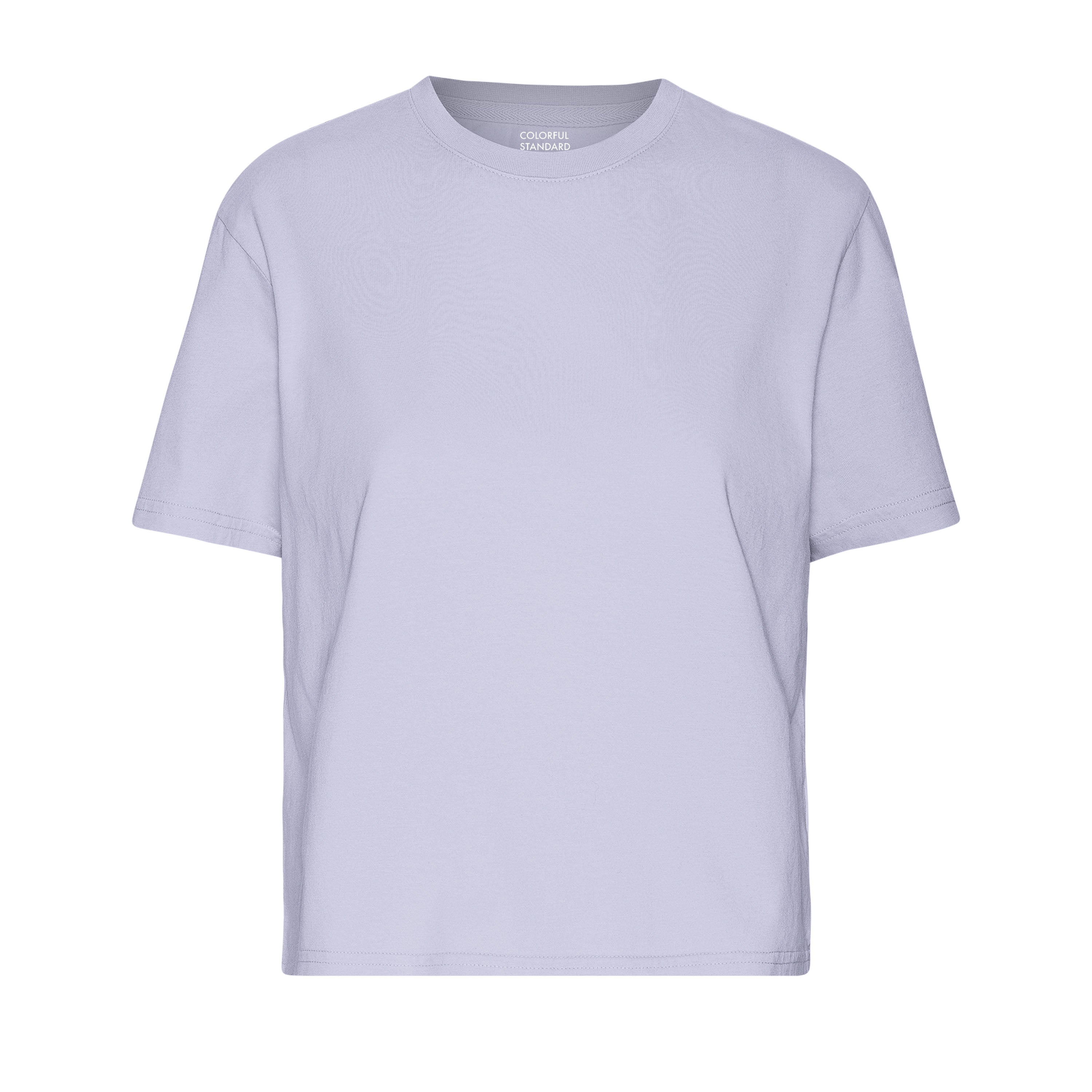 Colorful Standard T-shirt Boxy cropped Soft Lavender T-shirts