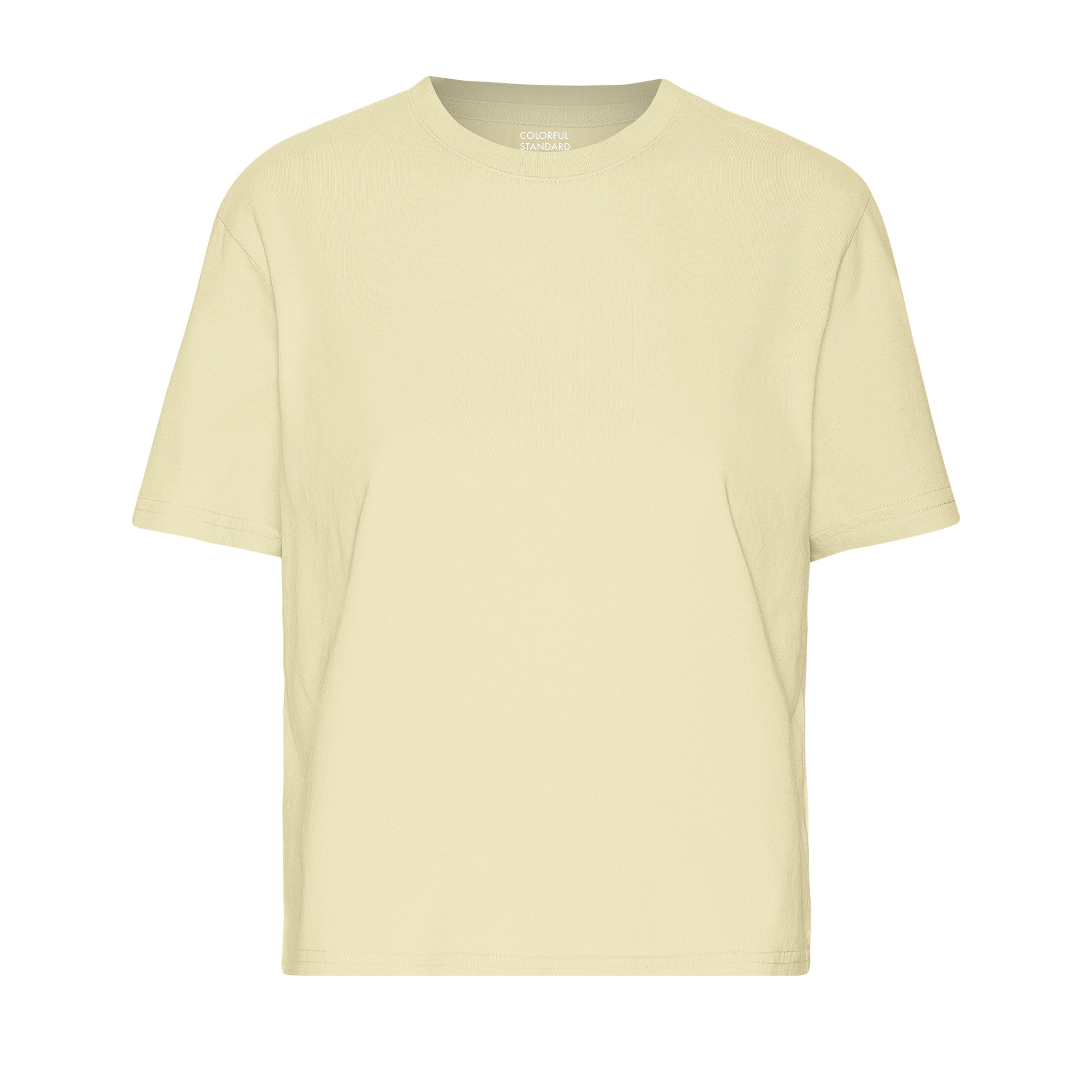 Colorful Standard T-shirt Boxy cropped Soft Yellow T-shirts